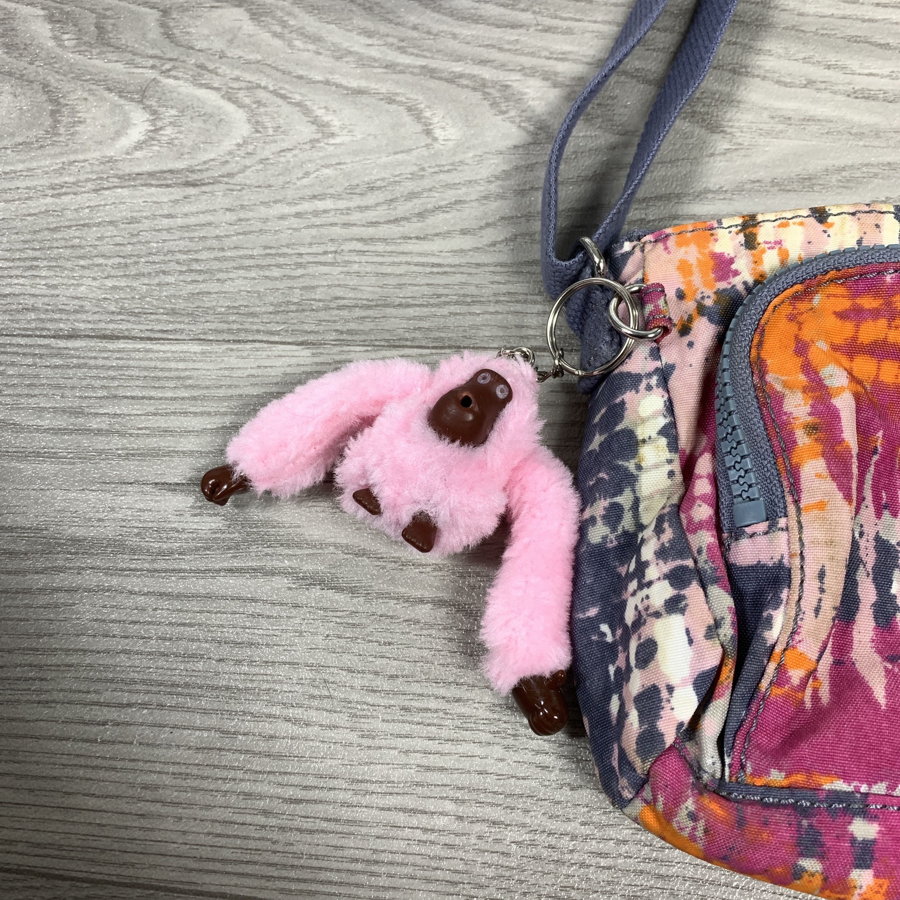Vintage Vintage Kipling Crossbody Shoulder Bag With Pink Monkey Size ONE SIZE - 7 Thumbnail
