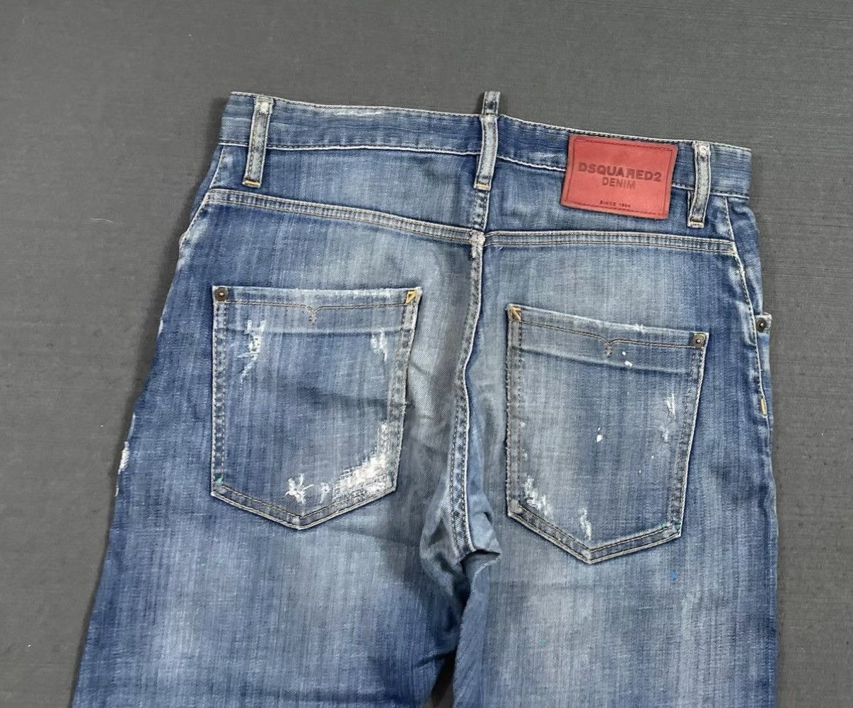 Dsquared2 Dsquared2 D2 Washed Splash Paint Distressed Jeans J16 Size US 28 / EU 44 - 6 Thumbnail