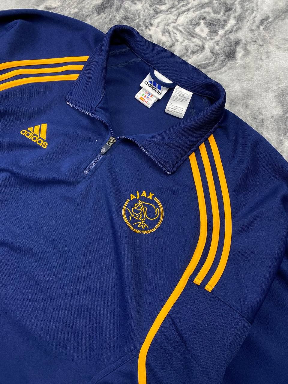 Adidas Vintage Adidas Ajax Amsterdam Sweatshirt Soccer Jacket Size US XL / EU 56 / 4 - 6 Thumbnail