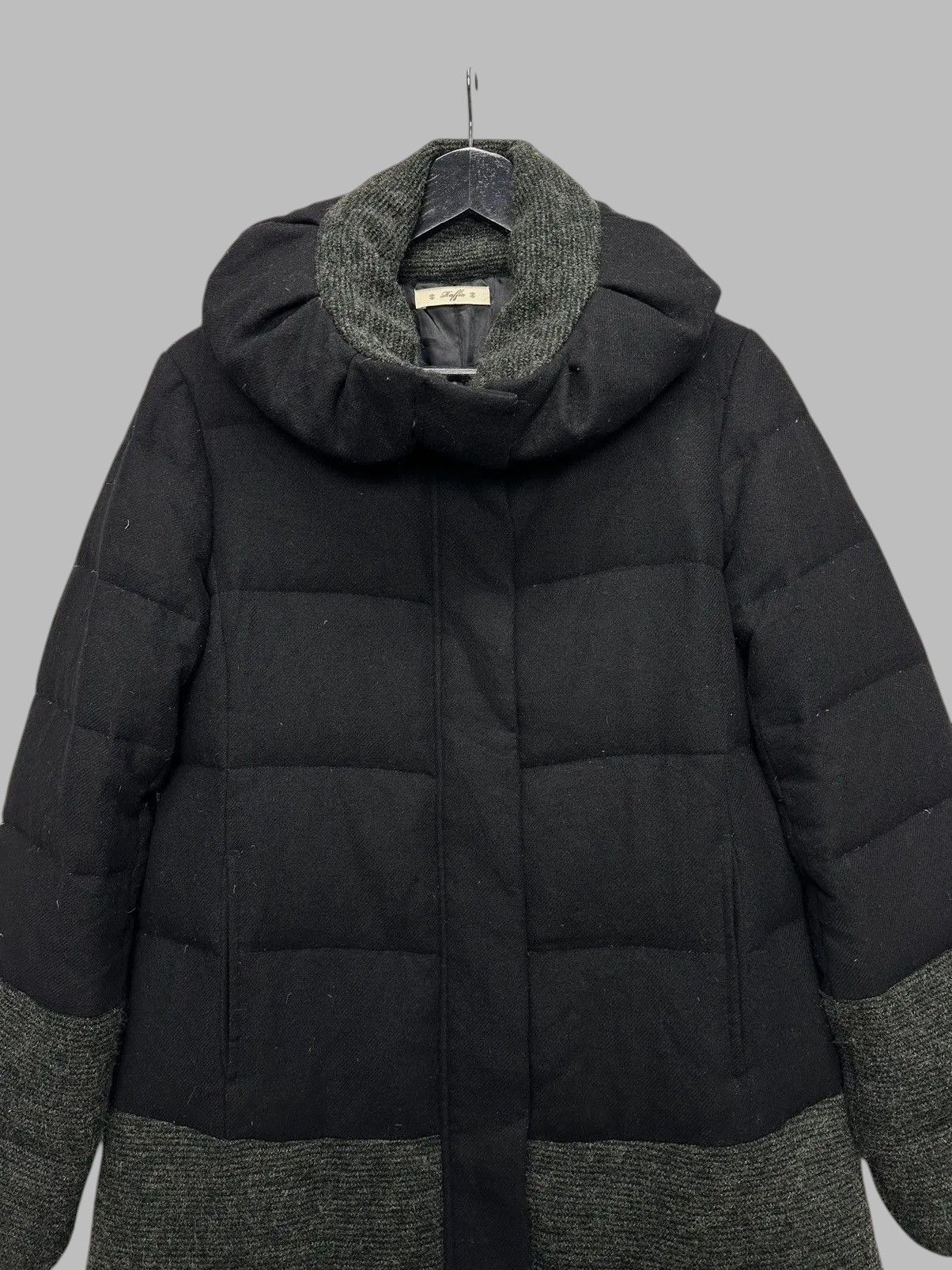 KMRii Raffia Black Wool Coat Elegant Minimalist Longline Style Size US M / EU 48-50 / 2 - 2 Thumbnail