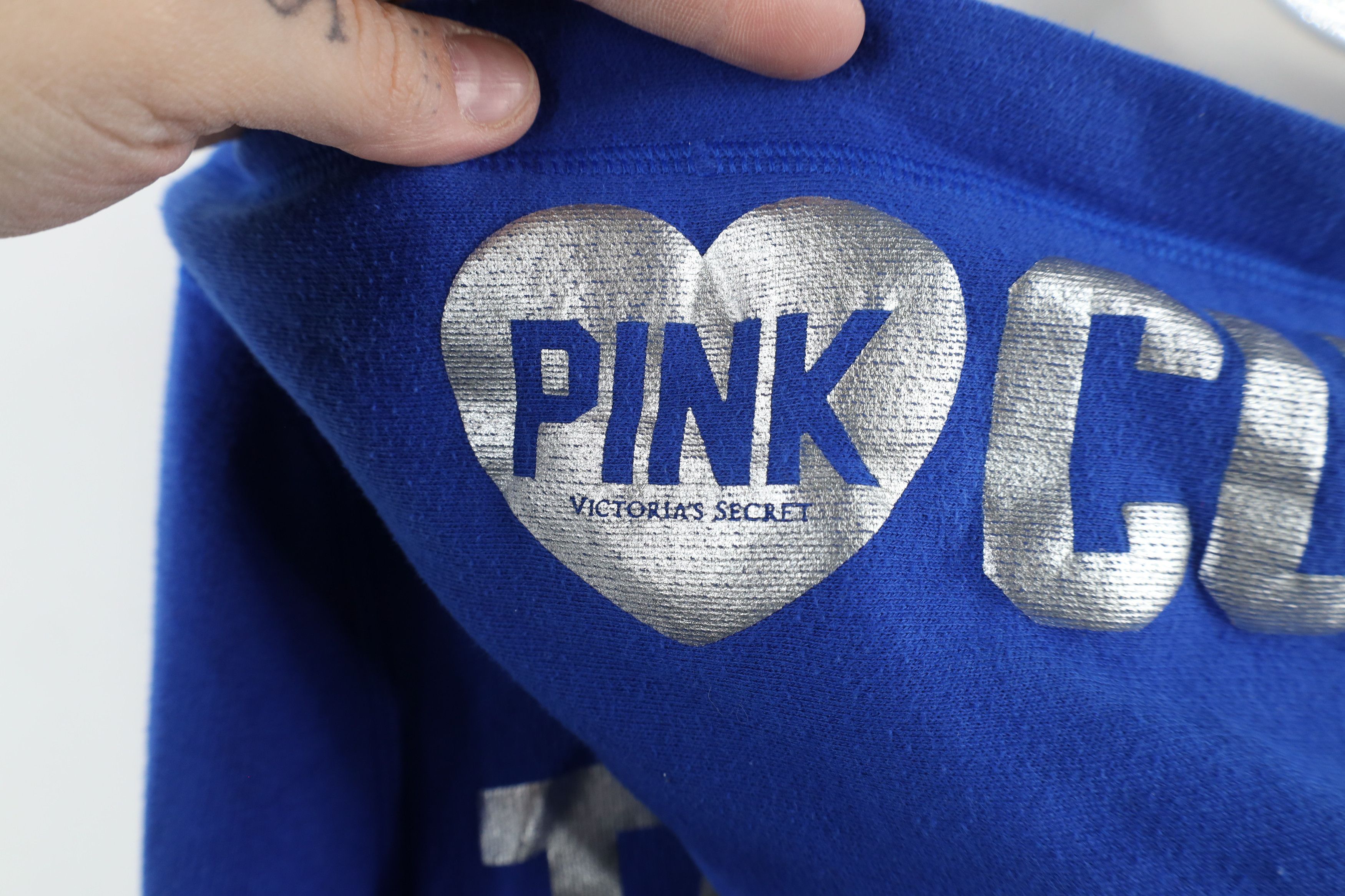 Pink × Vintage Pink Victorias Secret Chicago Cubs Baseball Full Zip Hoodie Size L / US 10 / IT 46 - 13 Thumbnail