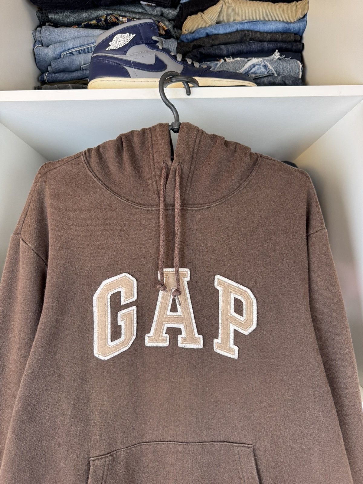 Gap Vintage Gap Brown Hoodie Size US S / EU 44-46 / 1 - 2 Thumbnail