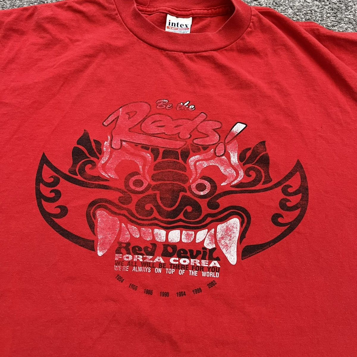 Vintage vintage red devil forza corea graphic tee Size US XL / EU 56 / 4 - 2 Thumbnail