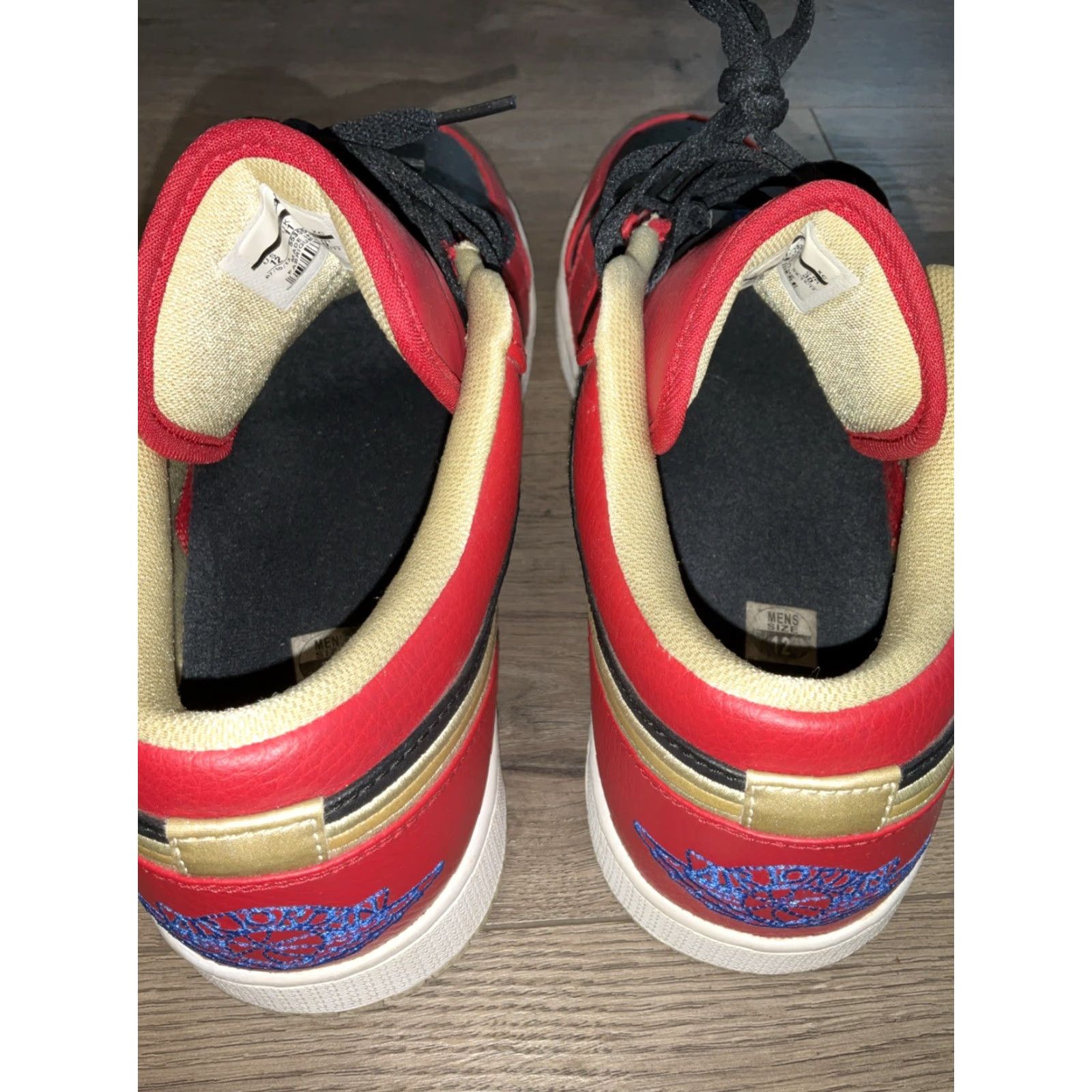 Jordan Brand Jordan 1 Low Gym Red Gold - Nike - Men’s Size 12 - Leather - Air Jordan - 2013 Release Size US 12 / EU 45 - 7 Thumbnail