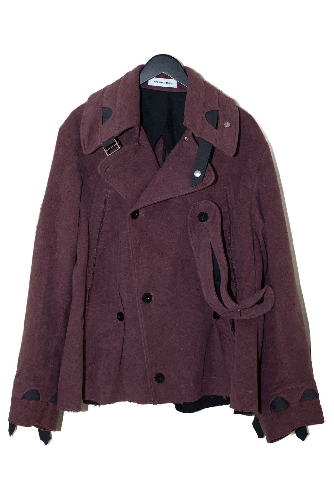 Kiko Kostadinov SOMNIUM MAIDEN PEACOAT DRY ROSE 00112021 Size US L / EU 52-54 / 3 - 3 Thumbnail