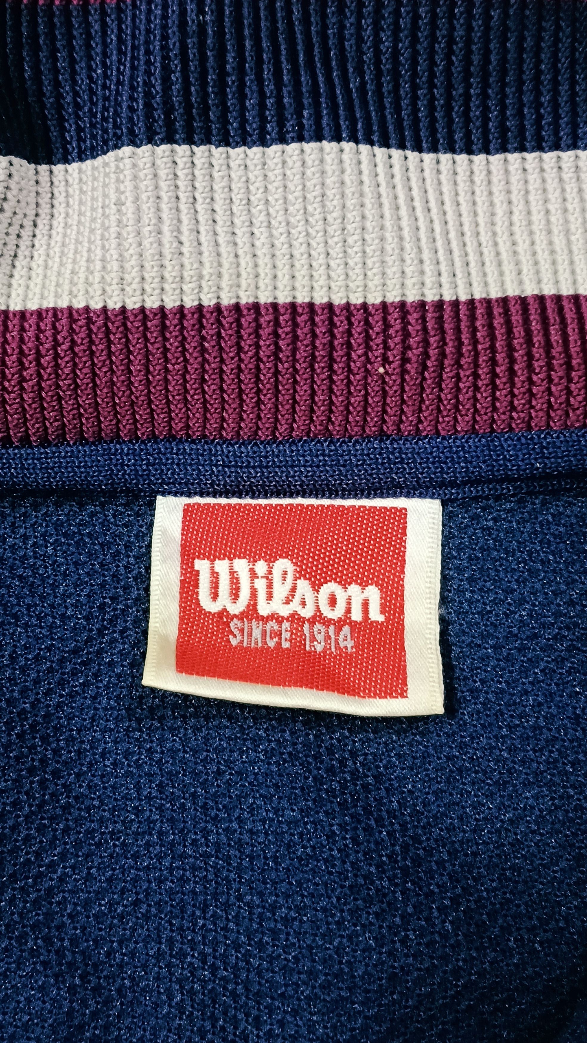 Wilson Vintage Wilson Half Zipper Track Jacket Size US L / EU 52-54 / 3 - 8 Thumbnail