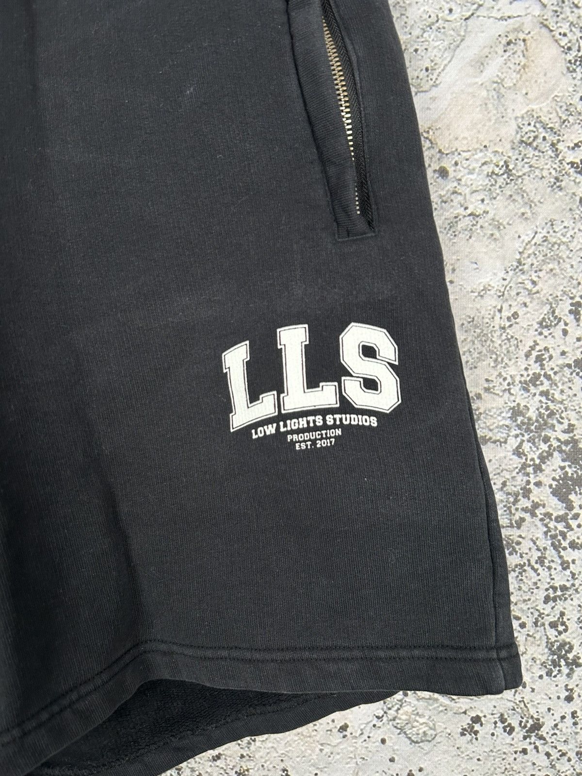 Other Low Lights Studios Baggy Sweatpants Shorts Black Wide Skate Size US 30 / EU 46 - 3 Thumbnail