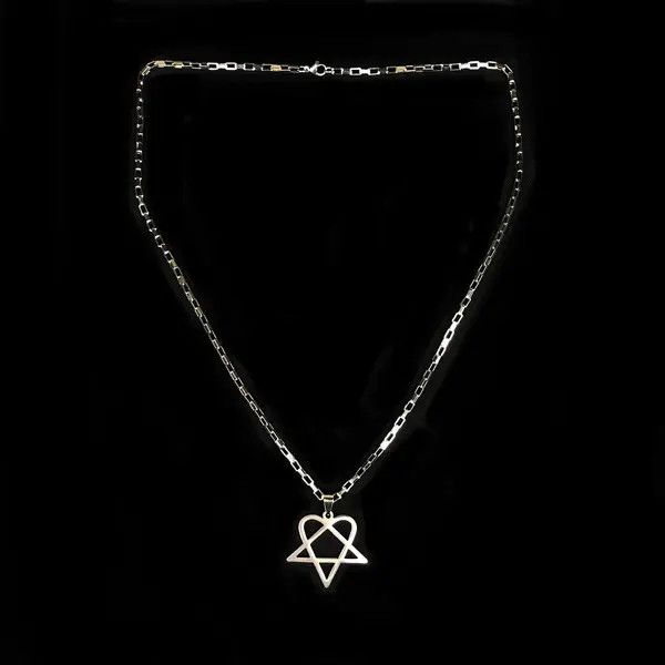 Jewelry Kitayama x Miki Heart Necklace Punk Grunge Chain Y2K Size ONE SIZE - 4 Thumbnail