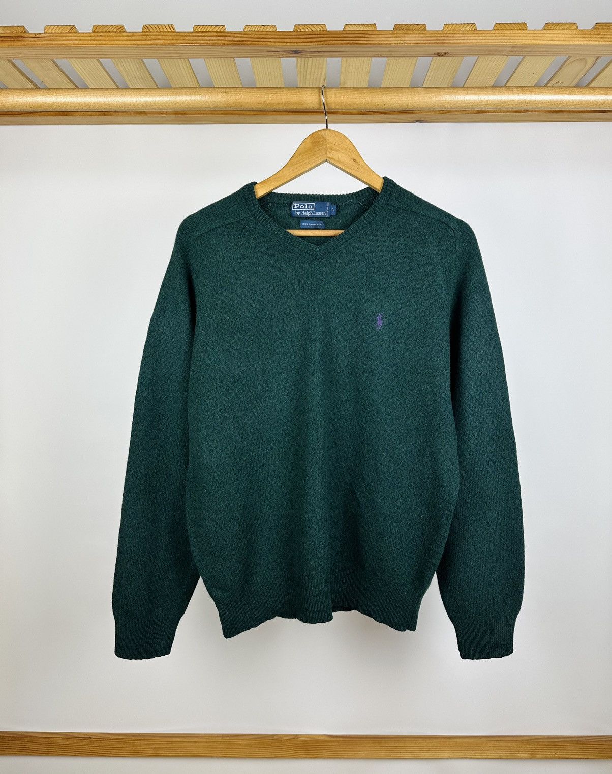 Polo Ralph Lauren × Vintage Vintage Polo Ralph Lauren Wool Sweater Pullover Size L Size US L / EU 52-54 / 3 - 1 Thumbnail