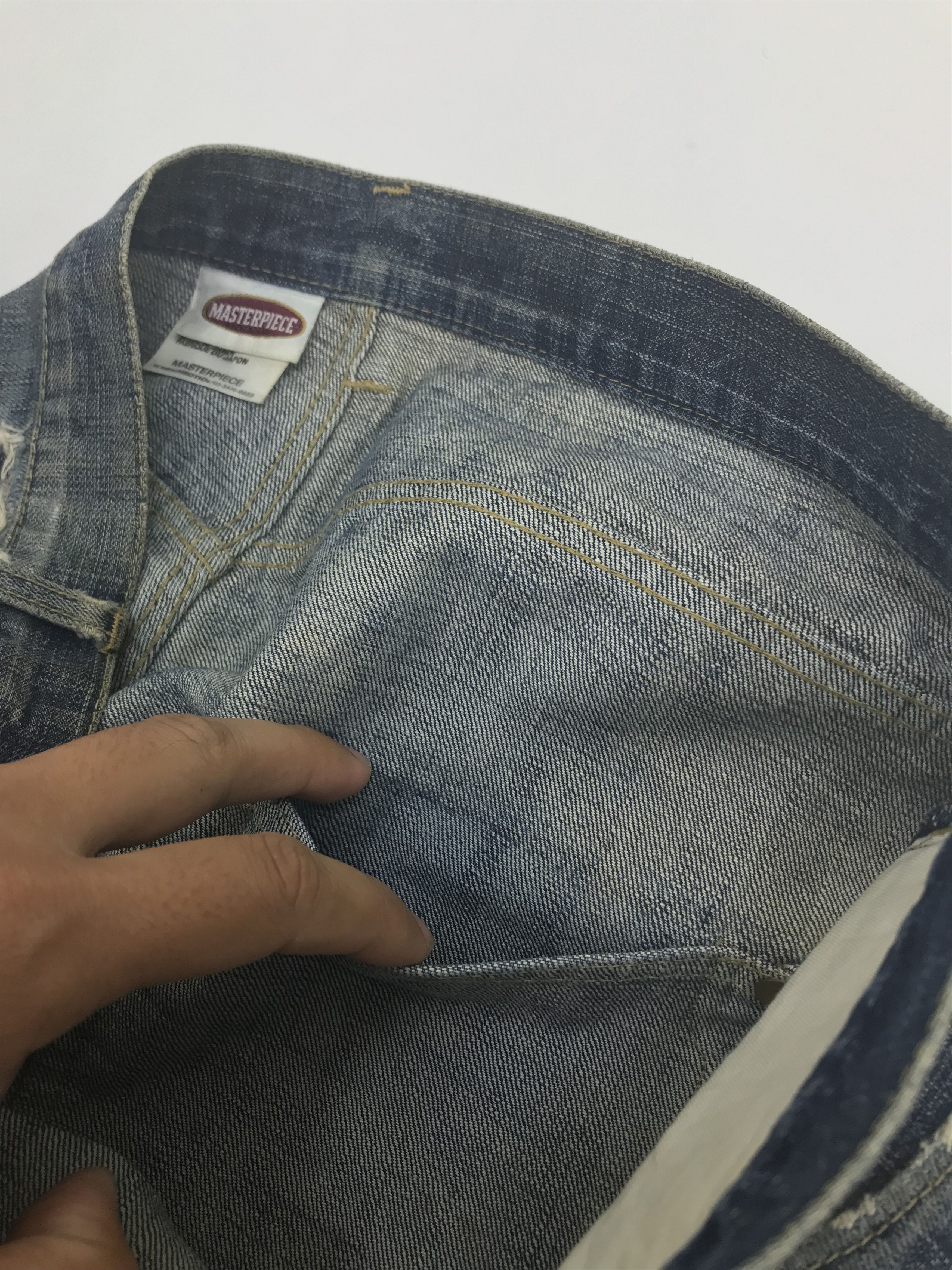 MasterPiece Vintage Master piece X Hectic Denim Baggy Jeans Size US 35 - 12 Thumbnail