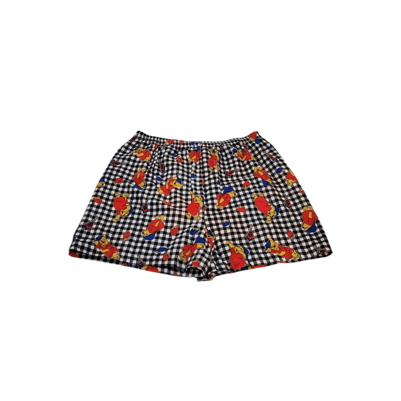 Vintage Y2K Winnie-the-Pooh Gingham Shorts Size US 31 - 3 Thumbnail