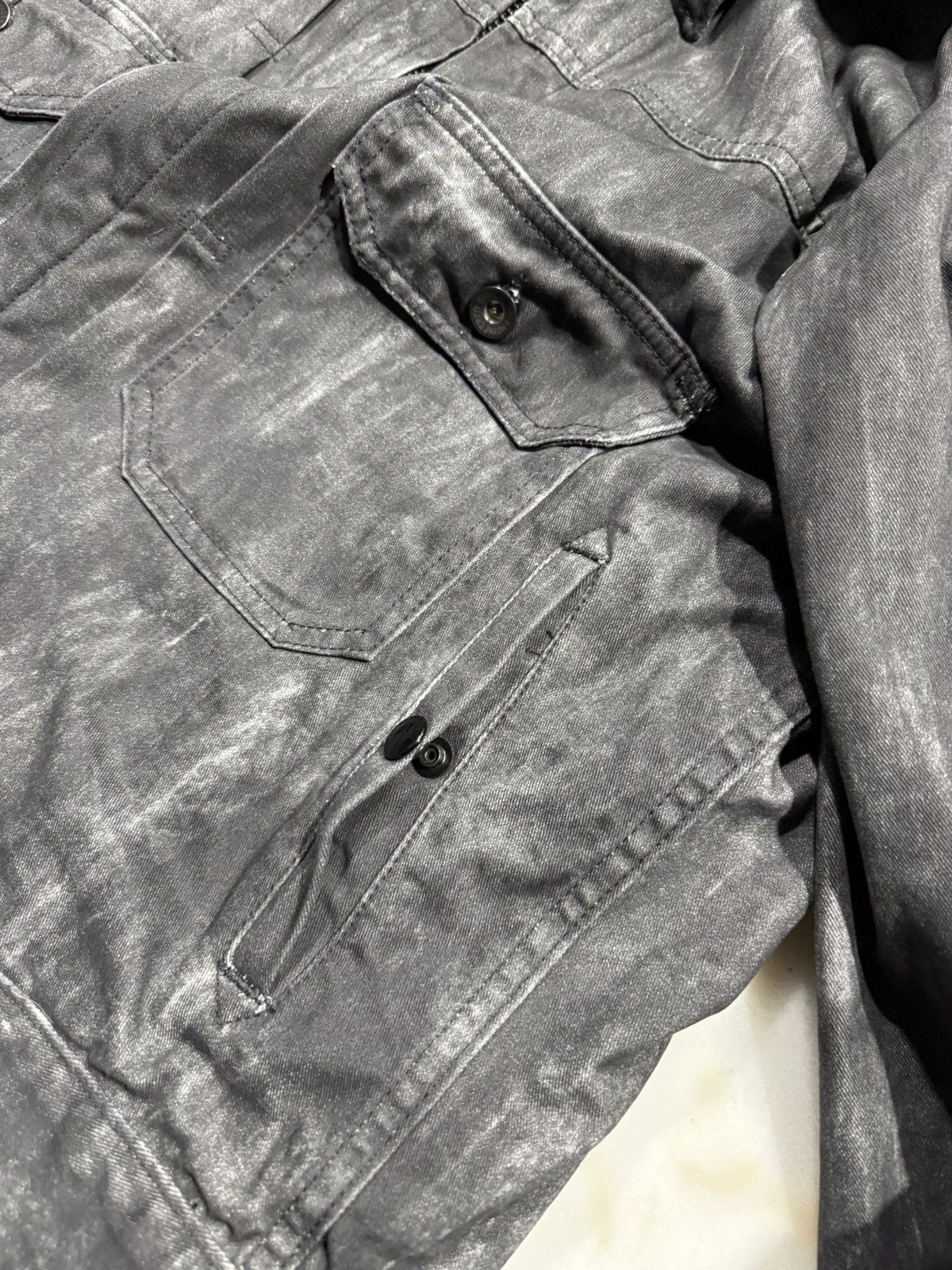 Engineered Garments Engineered Garments Trucker Black Cotton Distressed [NEW] Size US M / EU 48-50 / 2 - 14 Thumbnail
