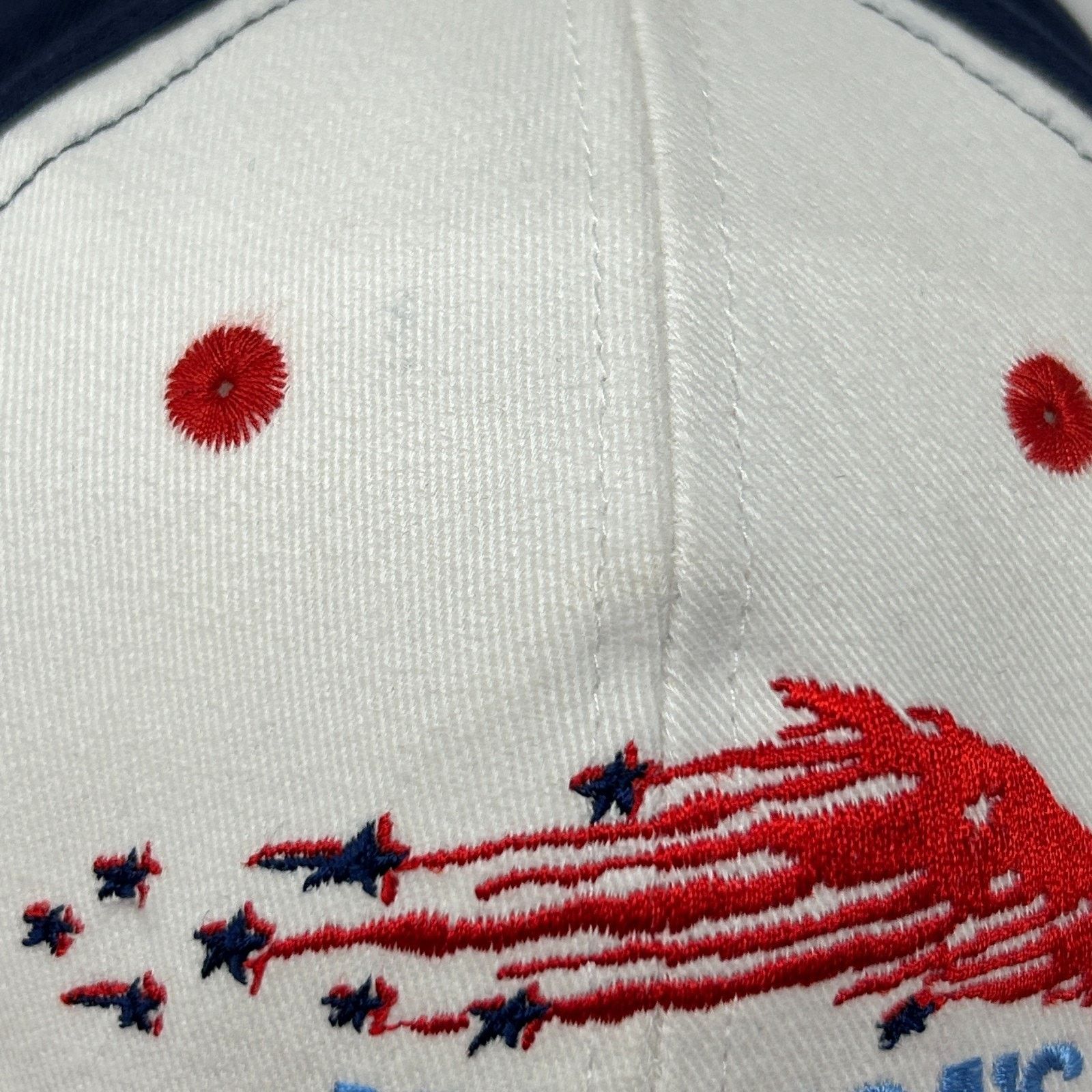 Vintage Vintage 90s Bay Meadows Racetrack Hat Baseball Cap Horse Size ONE SIZE - 6 Thumbnail