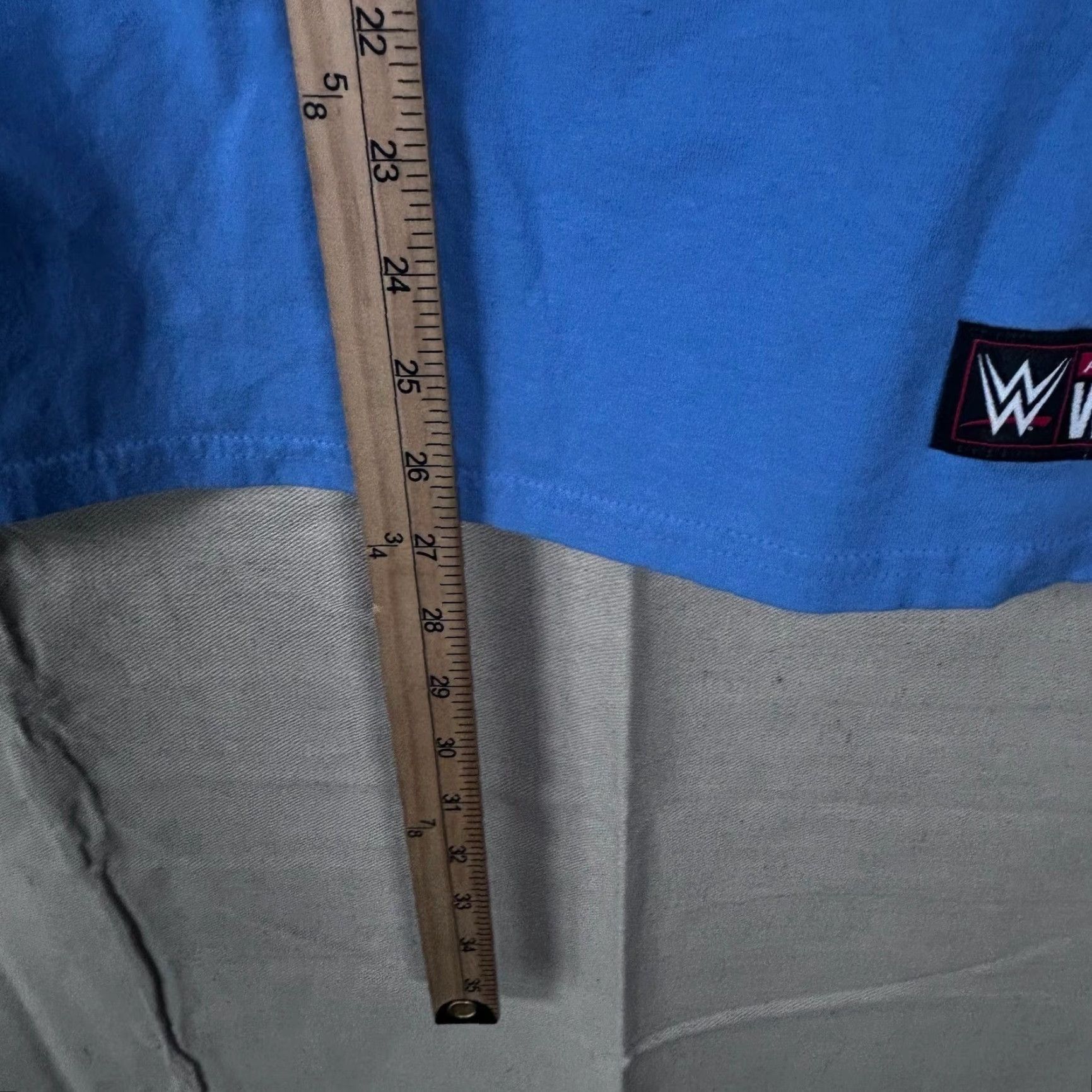 Vintage VINTAGE WWE AJ Styles The House That AJ Built T-Shirt Mens Medium Blue Wrestling Tee Size US M / EU 48-50 / 2 - 4 Thumbnail