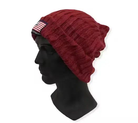 Ben Davis Vintage Ben Davis American Flag Beanie Hat Size ONE SIZE - 3 Thumbnail