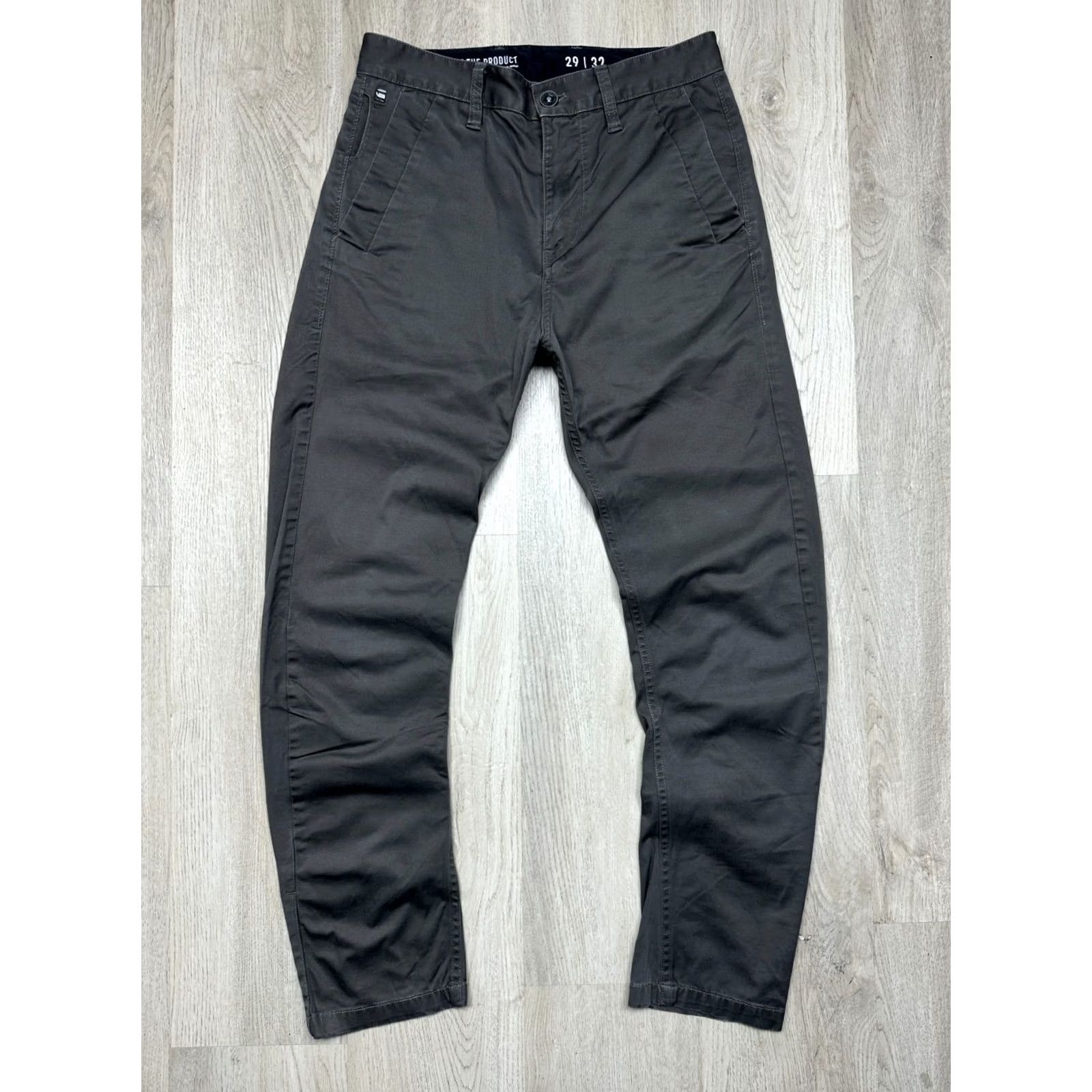 G-Star G-Star Bronson Tapered Chino Pants 29 Men Size 29 Gray Cotton Regular Inseam 32" Waist 40 cm Vintage No Size US 29 - 2 Thumbnail