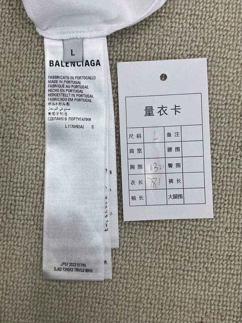 Balenciaga Balenciaga Letter Logo geometric print crewneck T-shirt Size L / US 10 / IT 46 - 5 Thumbnail