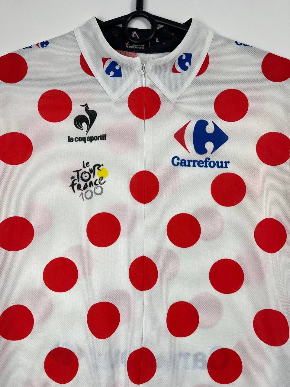 Other Le Coq Sportif Tour De France Polka Dot Jersey Cycling L Size US L / EU 52-54 / 3 - 2 Thumbnail