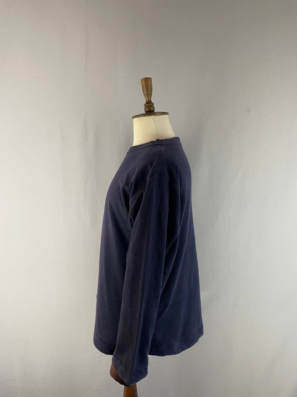 Stone Island Stone Island Sweatshirt Crewneck Navy Vintage 1990s Size US L / EU 52-54 / 3 - 6 Thumbnail
