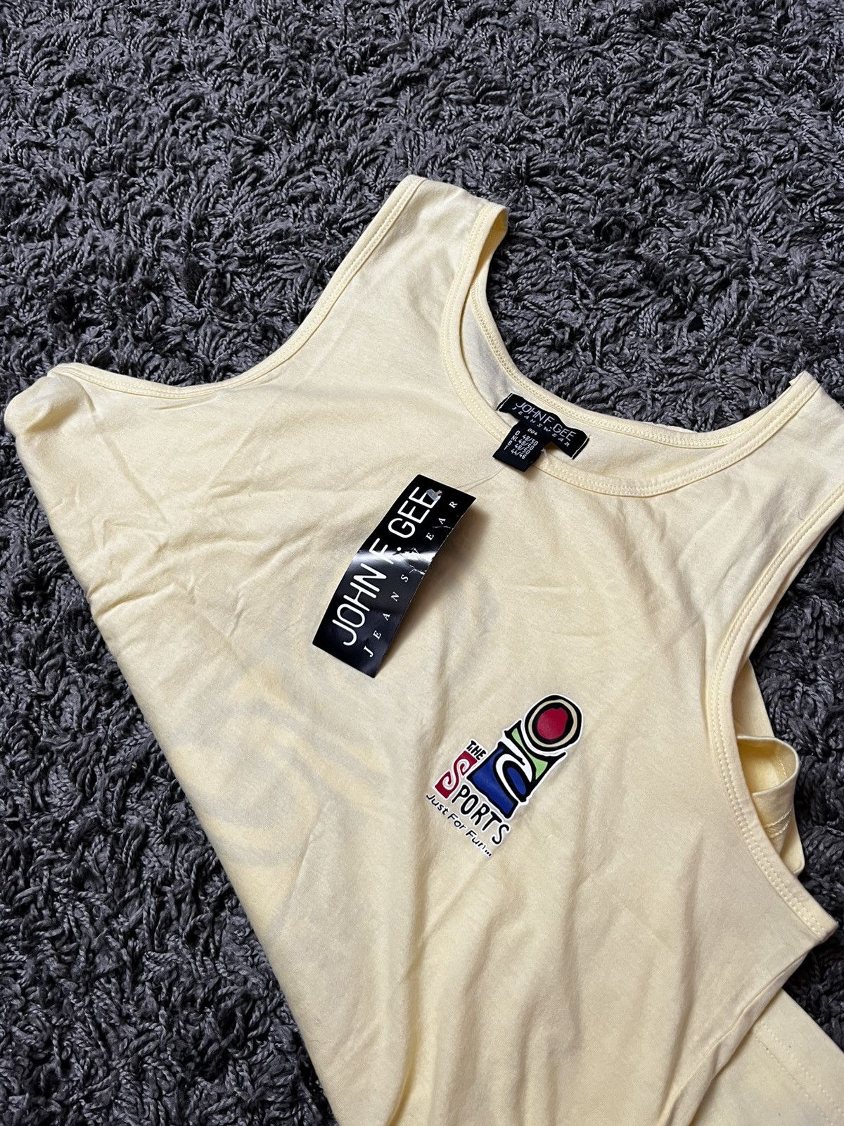 Sun Surf John F. Gee Yellow Surfing Sports Tank Top — New with Tags Size US L / EU 52-54 / 3 - 3 Thumbnail