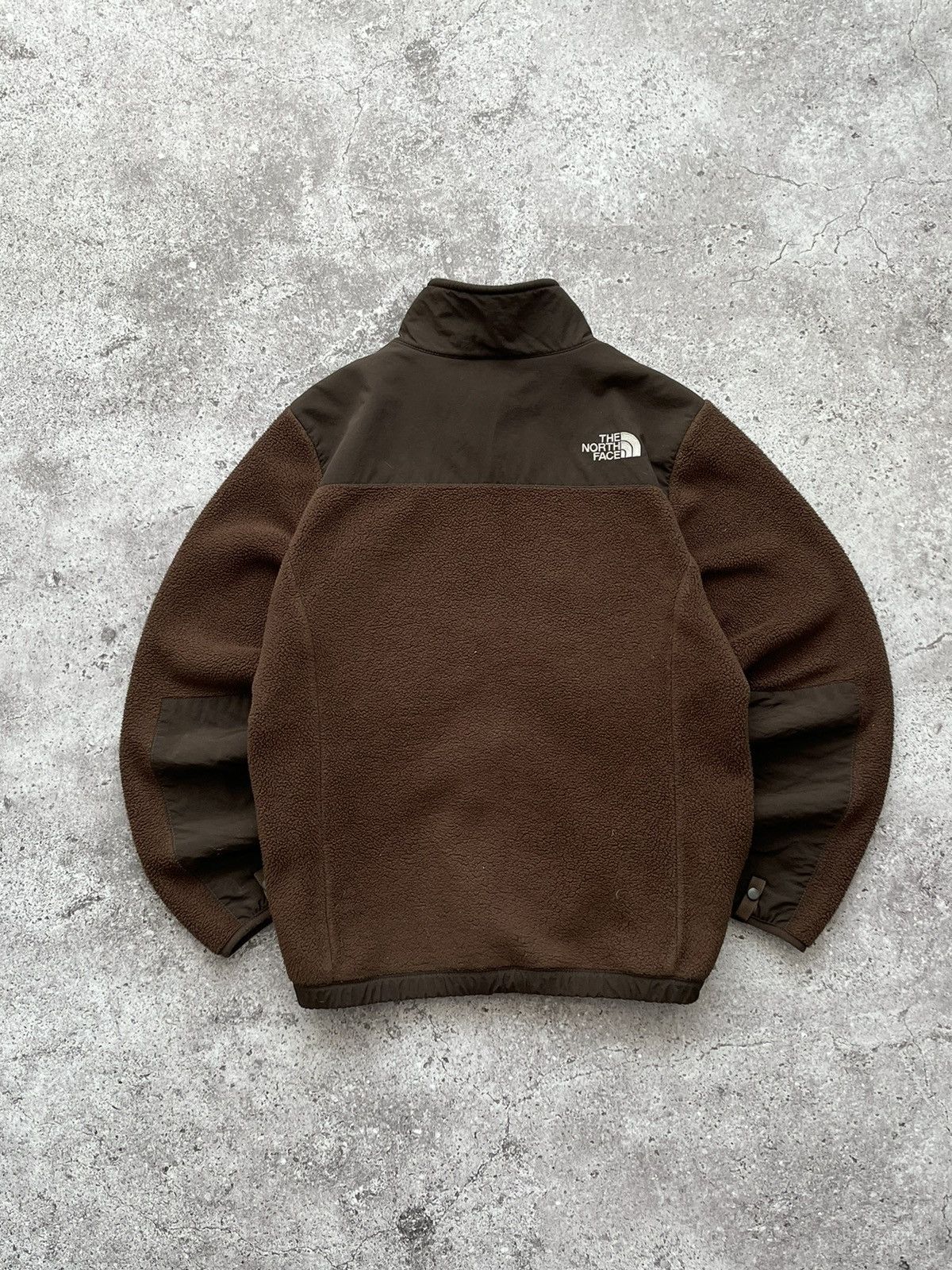 The North Face × Vintage Vintage The North Face 90s Brown Fleece Zip Sweater Jacket Size L / US 10 / IT 46 - 7 Thumbnail