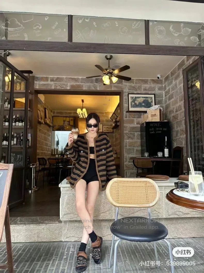 Chanel Chanel Station series striped jacket Size S / US 4 / IT 40 - 8 Thumbnail