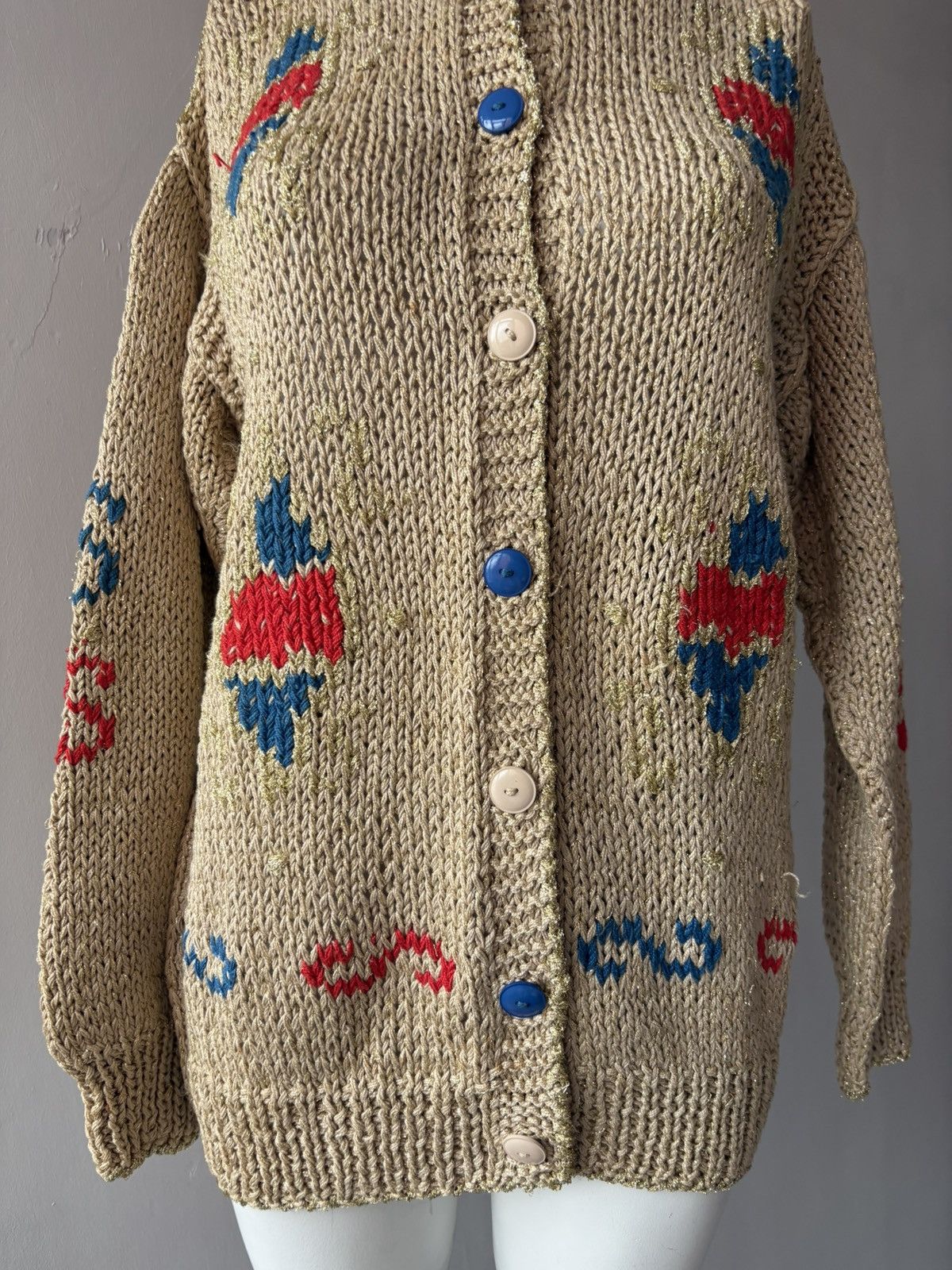Vintage Parisian cardigan Size L / US 10 / IT 46 - 5 Thumbnail