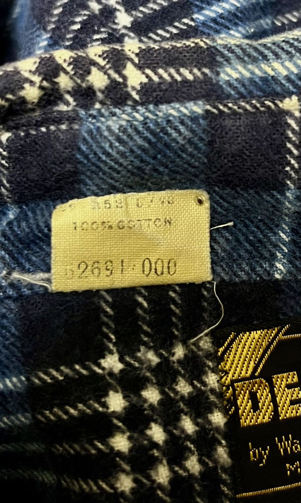 Arrow 1950’s Washington Dee Cee Plaid Cotton Flannel Shirt Size US M / EU 48-50 / 2 - 4 Thumbnail