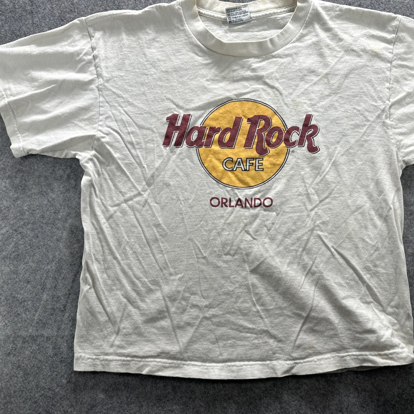 Hard Rock Cafe VINTAGE Hard Rock Cafe Orlando Shirt Mens L White Graphic 90s Size US L / EU 52-54 / 3 - 3 Thumbnail