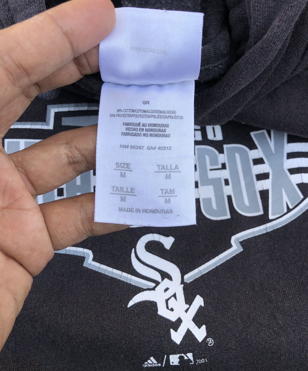 Vintage VTG FADED Adidas x MLB Chicago WhiteSox Baseball Sweatshirts Size US M / EU 48-50 / 2 - 12 Thumbnail