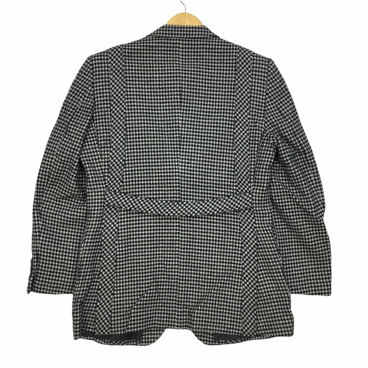 Lanvin Vtg LANVIN Paris Houndstooth Pattern Jacket Size 46R - 3 Thumbnail
