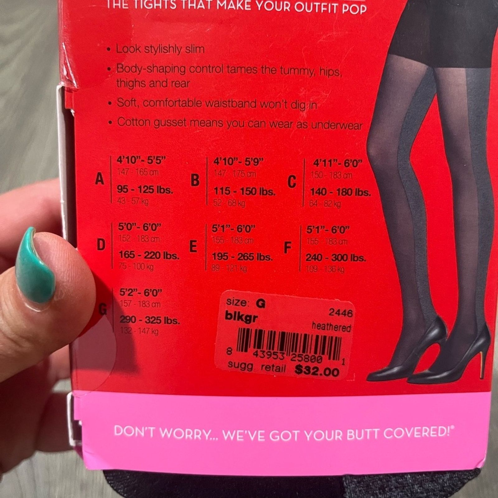 Spanx NWT Spanx Patterned Tight-End Tights Metallic Gray Size Q Size ONE SIZE - 4 Thumbnail