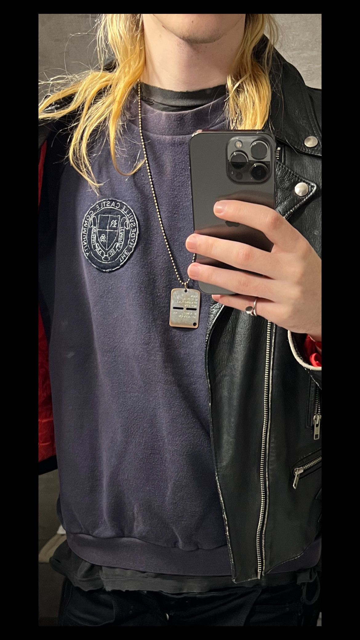 Raf Simons Raf Simons FW2000 Confusion Patch Sweatshirt Size US M / EU 48-50 / 2 - 8 Thumbnail