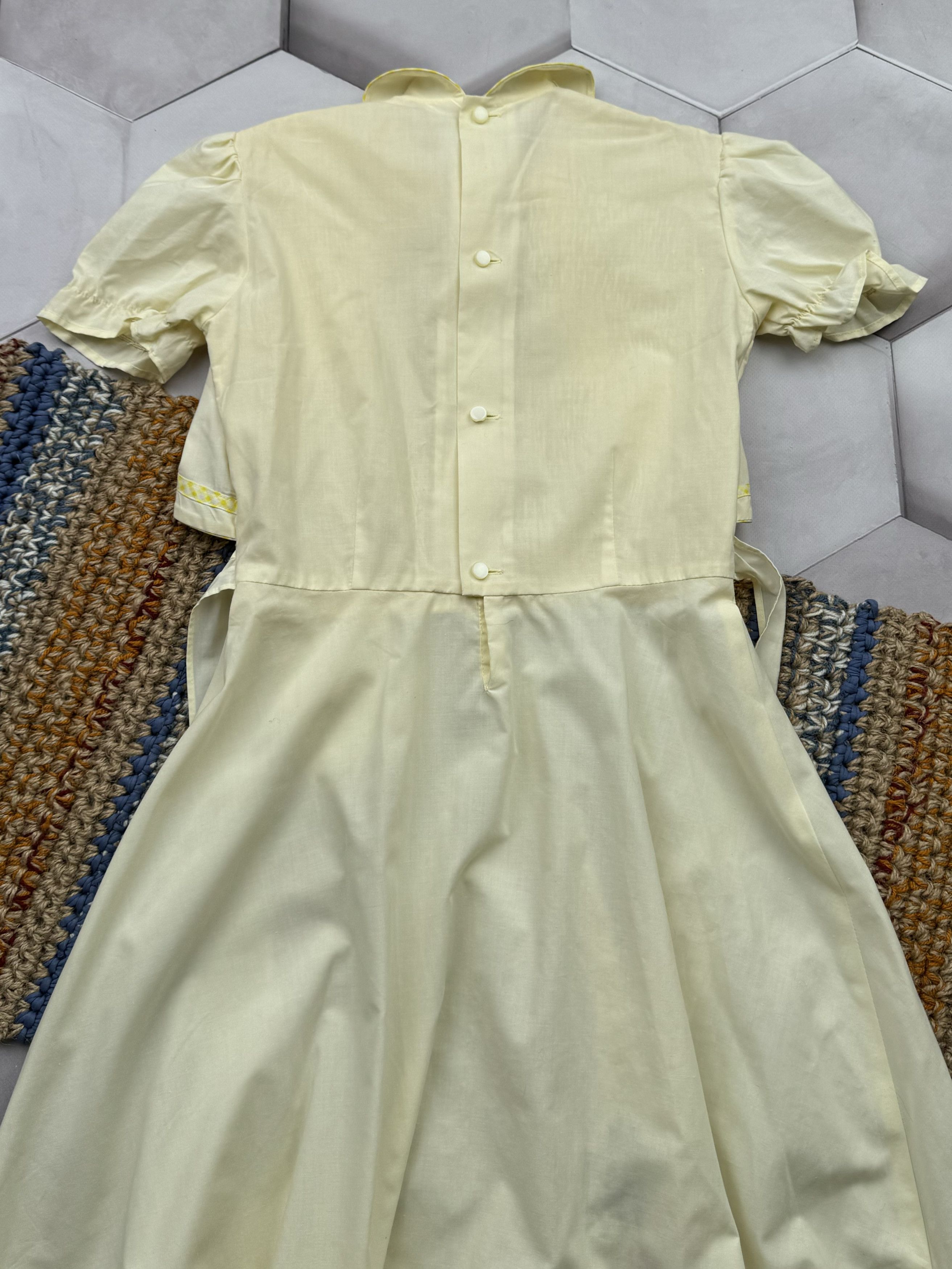 Vintage Vintage Retro Dress With Belt (ES9) Size XS / US 0-2 / IT 36-38 - 9 Thumbnail