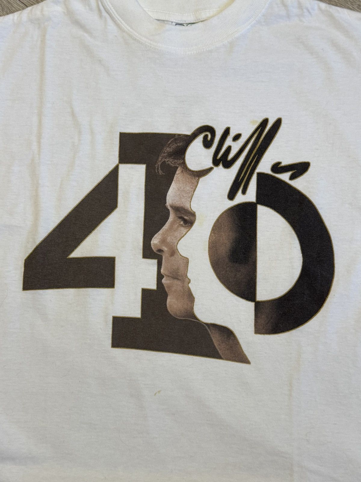 Band Tees 🔷Limited Vintage Cliff Richard 40th Anniversary T-shirt 90s🔷 Size US M / EU 48-50 / 2 - 3 Thumbnail