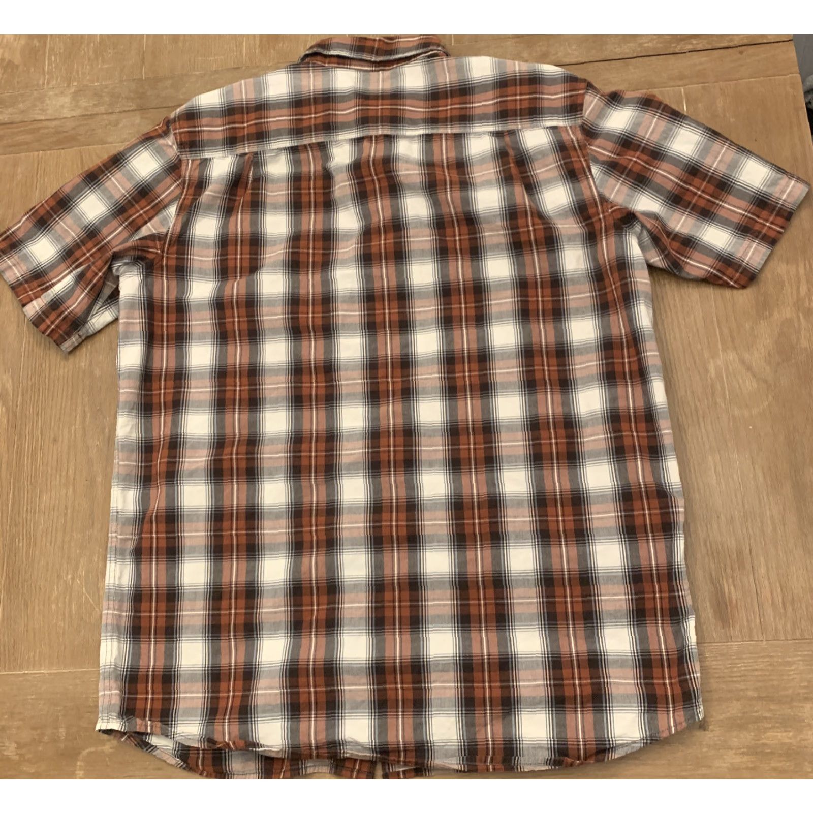 Carhartt Carhartt Shirt Mens Short Sleeve Plaid Button Front Size L Casual Relaxed Fit Multicolor Size US L / EU 52-54 / 3 - 4 Thumbnail
