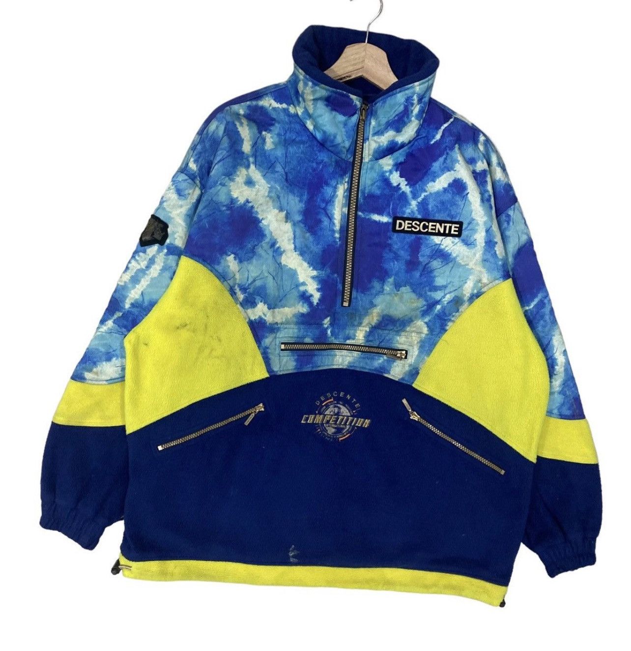 Descente Vintage Descente Halfzip Ski Jacket Size US L / EU 52-54 / 3 - 3 Thumbnail
