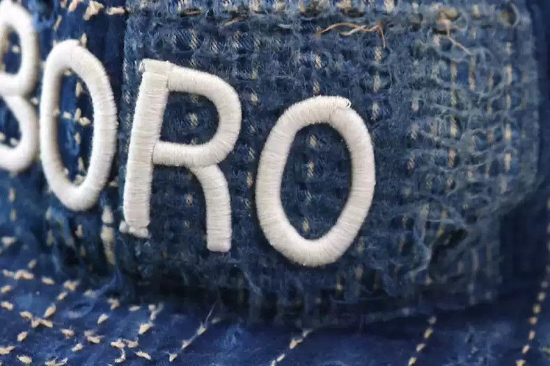 Kapital kapital Boro tattered embroidered baseball cap Size ONE SIZE - 5 Thumbnail