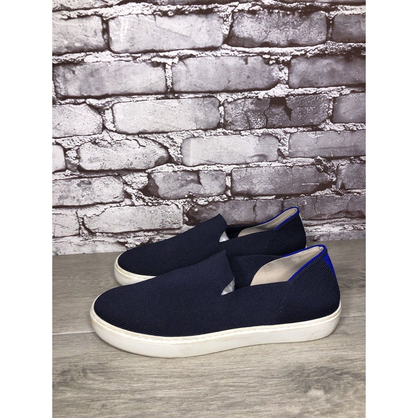 Other Rothy’s The Original Navy Blue Textile Sneakers Shoes Women Size US 9.5 / IT 39.5 - 1 Thumbnail