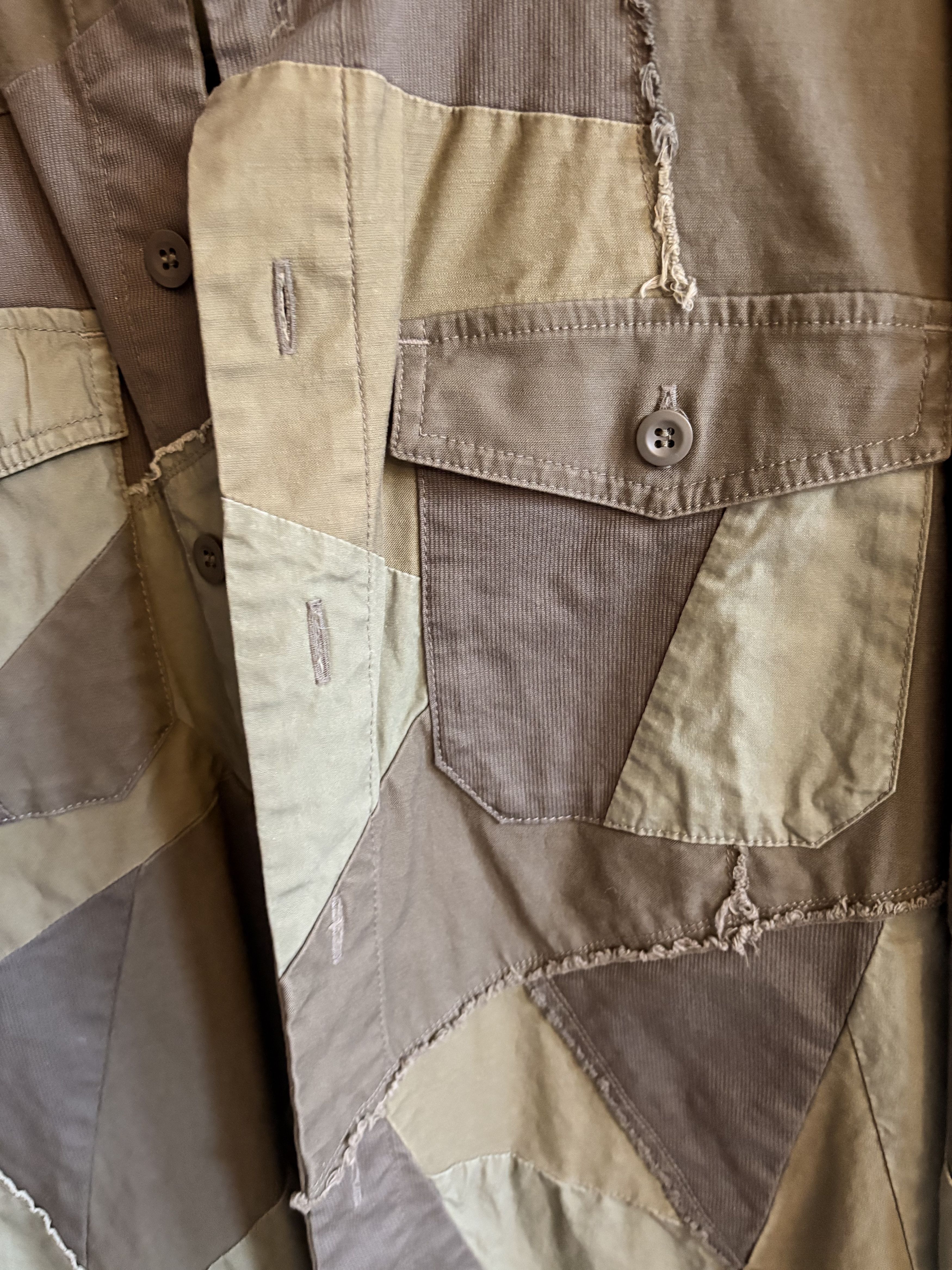 John Elliott Patchwork Military Overshirt Size US M / EU 48-50 / 2 - 2 Thumbnail