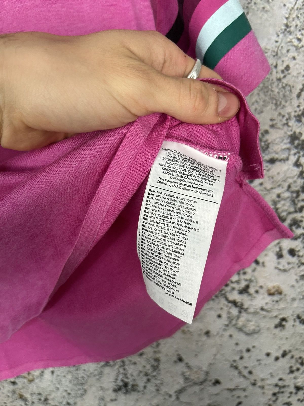 Nike Nike Tennis Court Pink Tee Sportswear Streetwear Swoosh Size M / US 6-8 / IT 42-44 - 6 Thumbnail