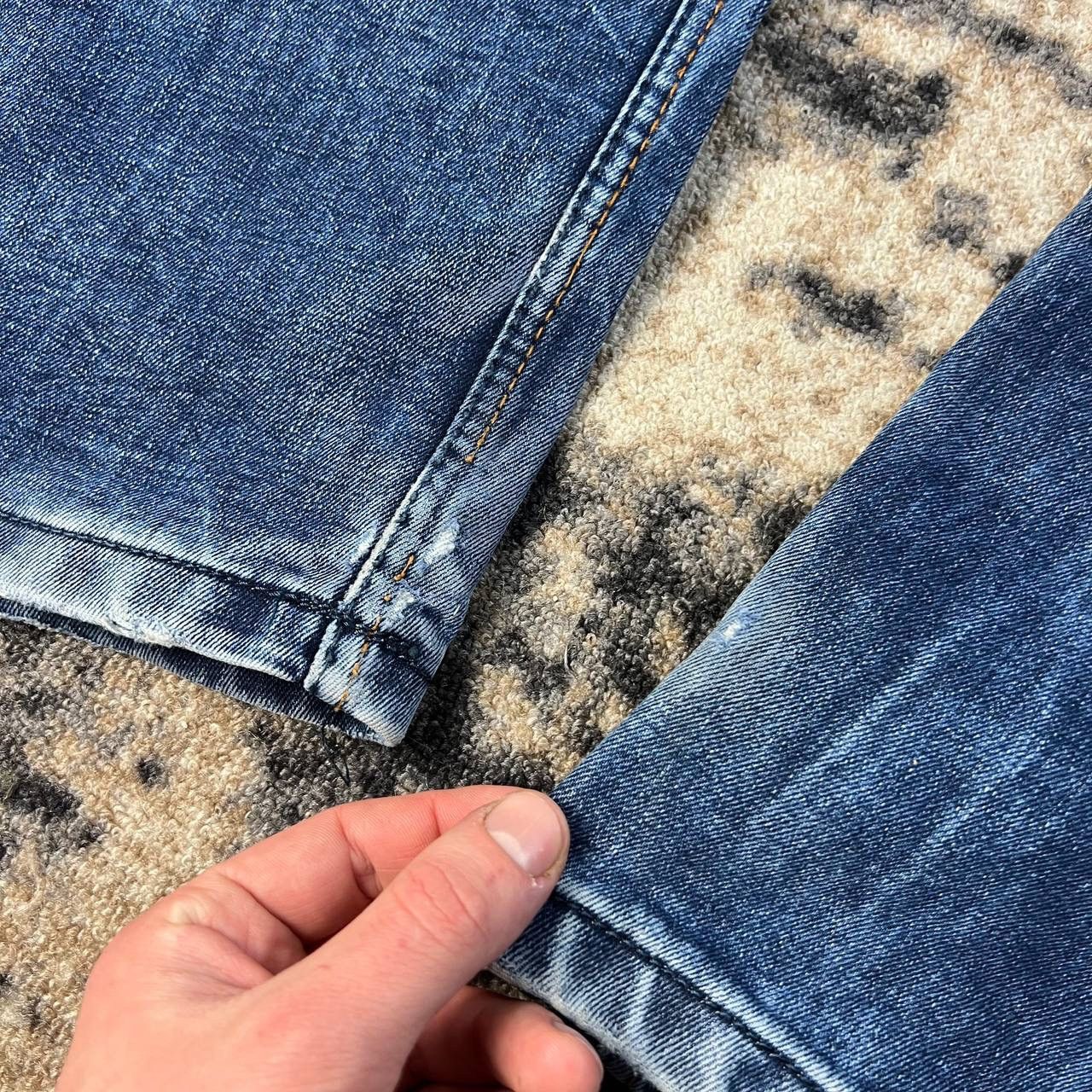 Diesel Diesel Luxury Mini Logo Distressed Style Denim Jeans Size US 32 / EU 48 - 6 Thumbnail