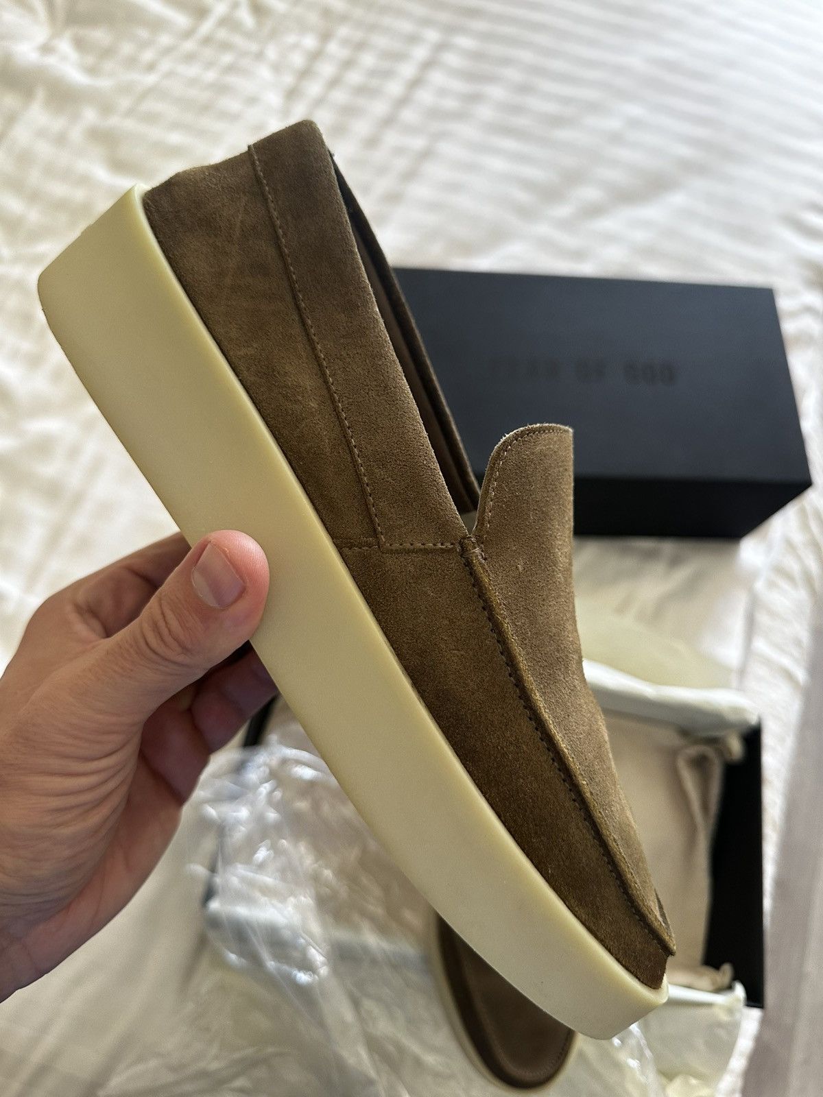 Fear of God 7th collection loafer taupe Size US 9.5 / EU 42-43 - 7 Thumbnail