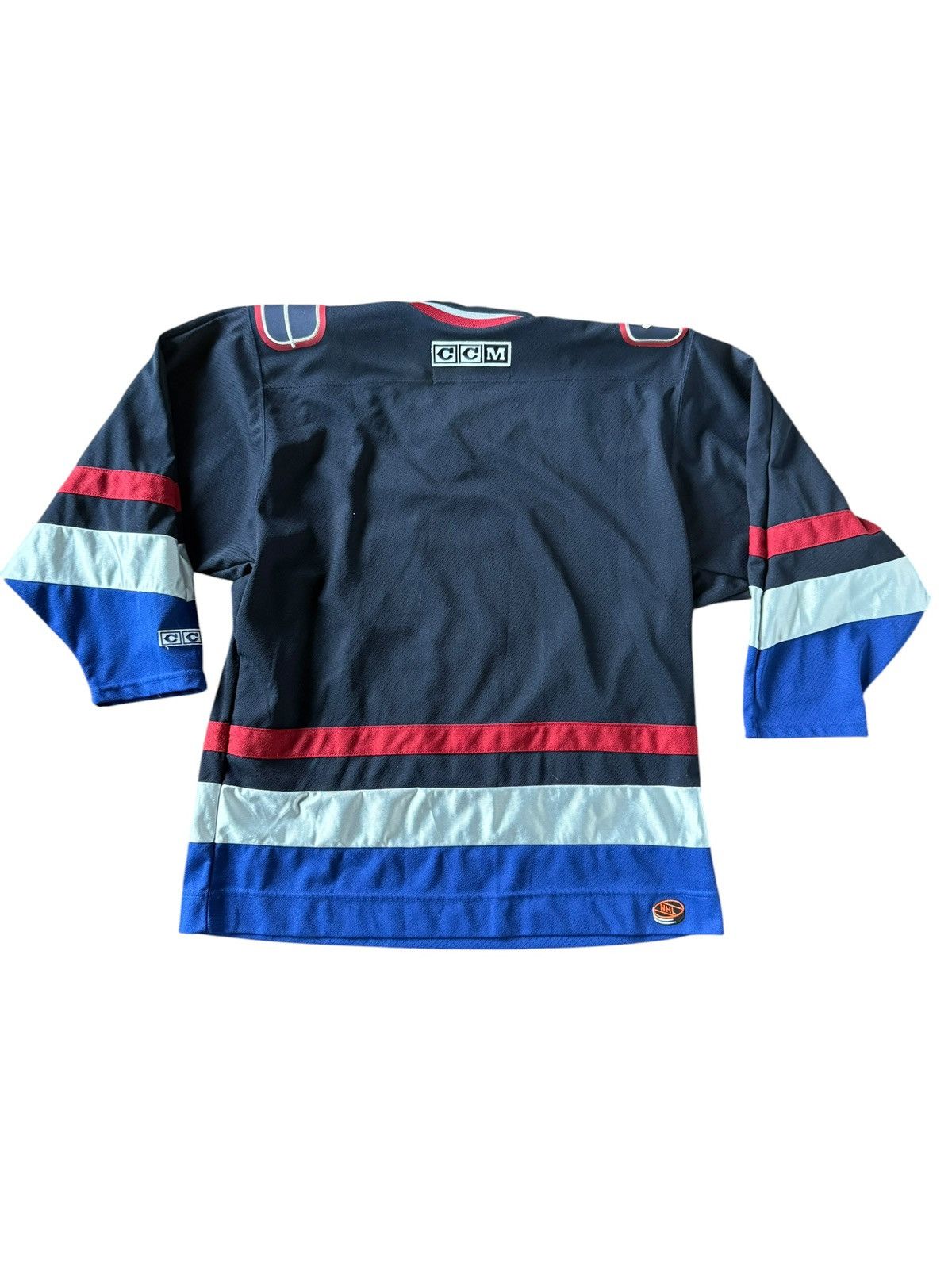 Ccm Vancouver Canucks Hockey Jersey Size Large Blank VTG Size US L / EU 52-54 / 3 - 6 Thumbnail