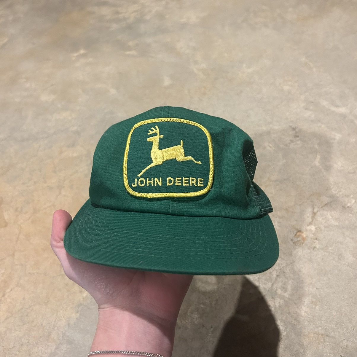 John Deere × Vintage Vintage 90s John Deere K Products Mesh Trucker Hat Size ONE SIZE - 2 Thumbnail