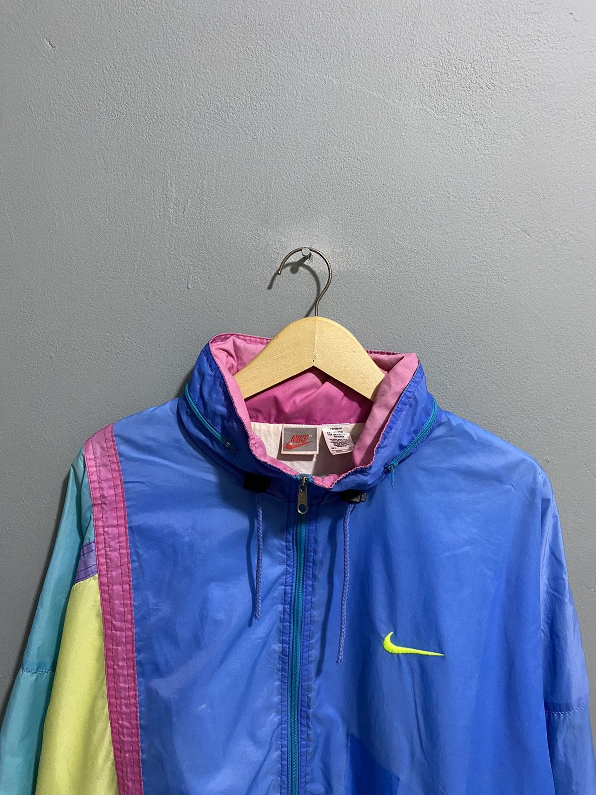 Nike Nike windbreaker colorblock Size US XL / EU 56 / 4 - 2 Thumbnail