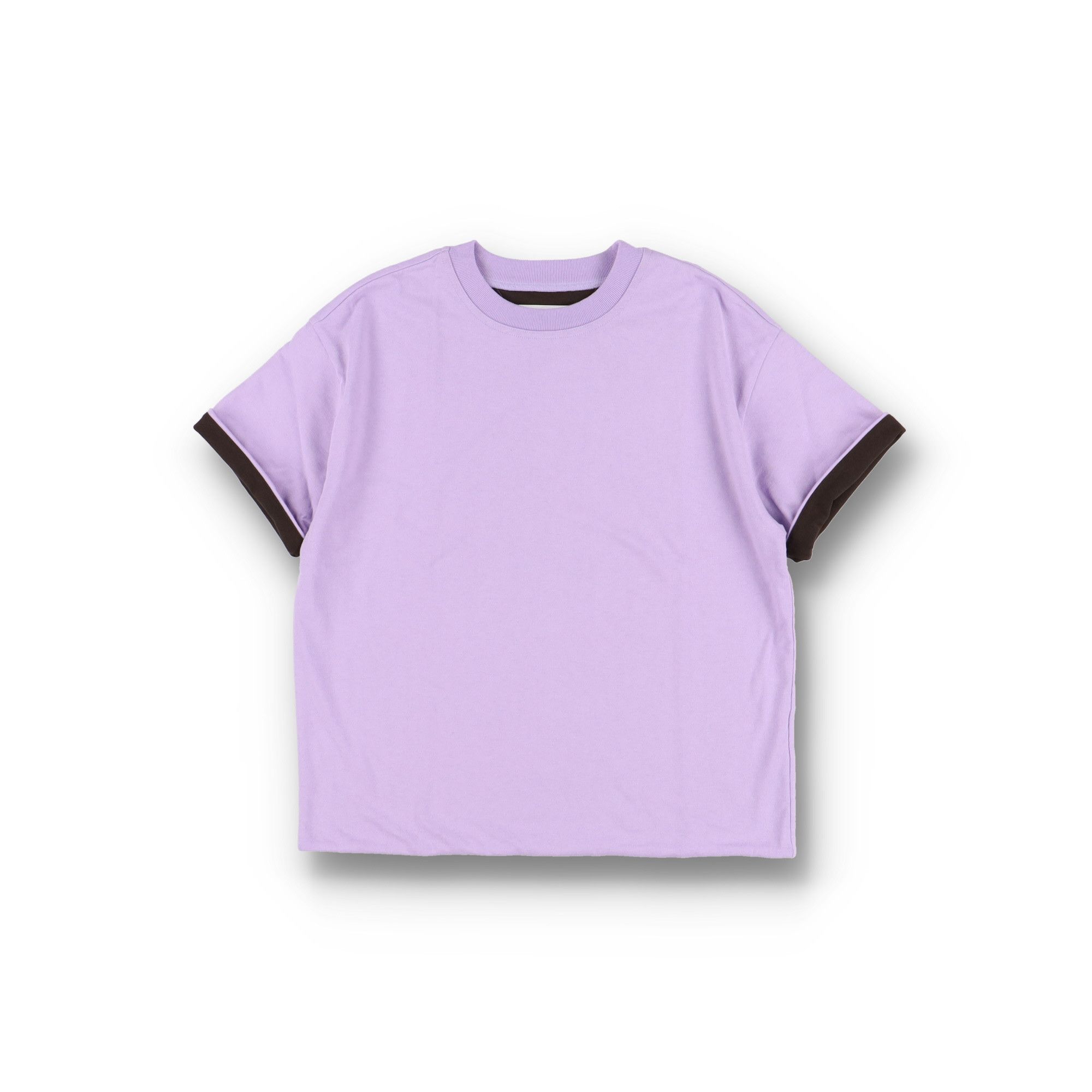 Bottega Veneta Lilac Double Layer Embroidered Logo T-Shirt Size US XS / EU 42 / 0 - 1 Thumbnail
