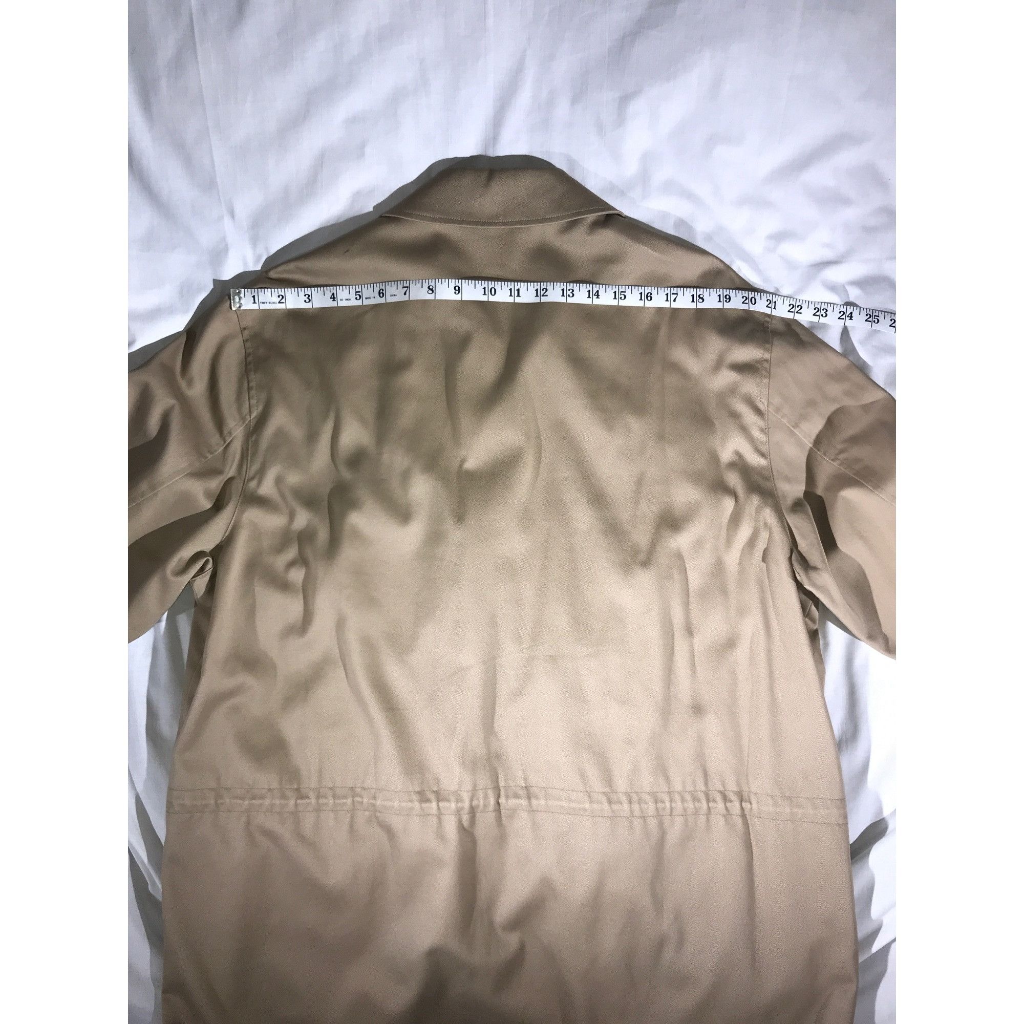 Brooks Brothers Brooks Brothers Men's Vintage Tan Full Zip And Button Trench Size US L / EU 52-54 / 3 - 7 Thumbnail