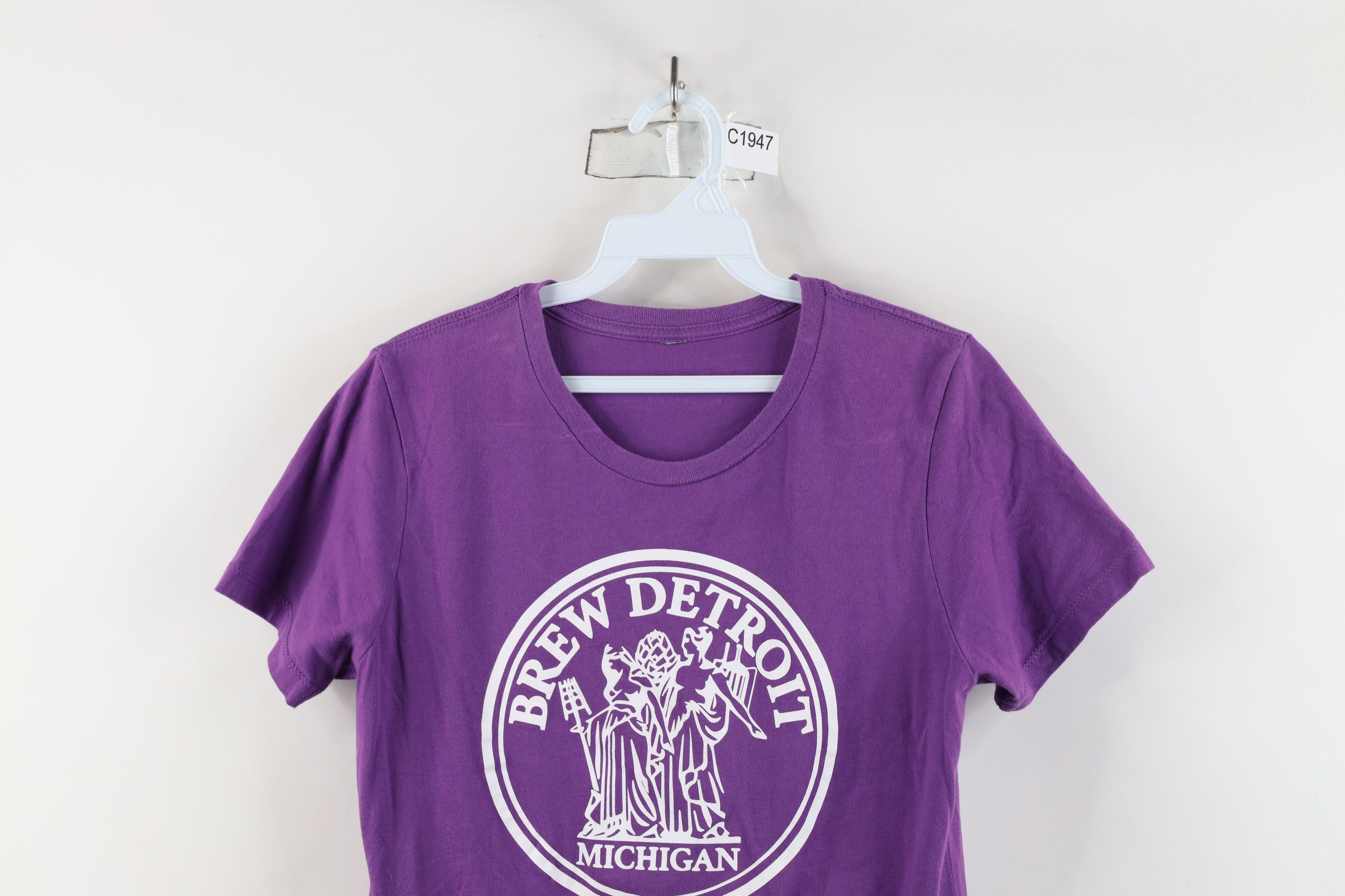 Vintage Vintage Y2K Streetwear Brew Detroit Michigan Beer T-Shirt Size M / US 6-8 / IT 42-44 - 2 Thumbnail