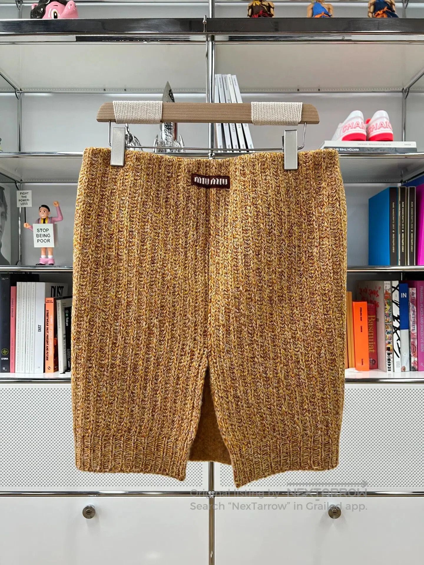 Miu Miu Miumiu Brown Thick. Size 37" - 3 Thumbnail